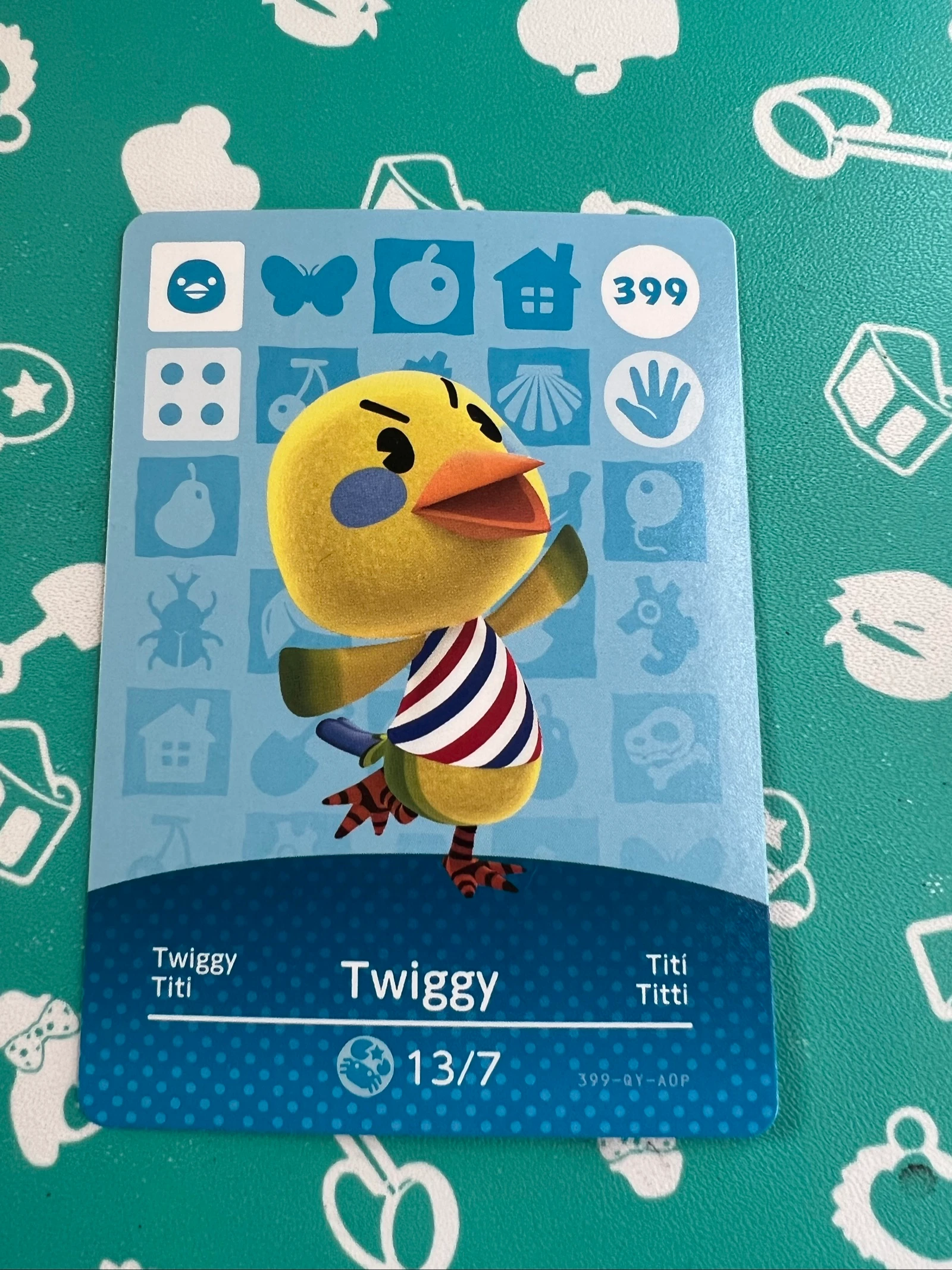 Carte amiibo de Titi 399
